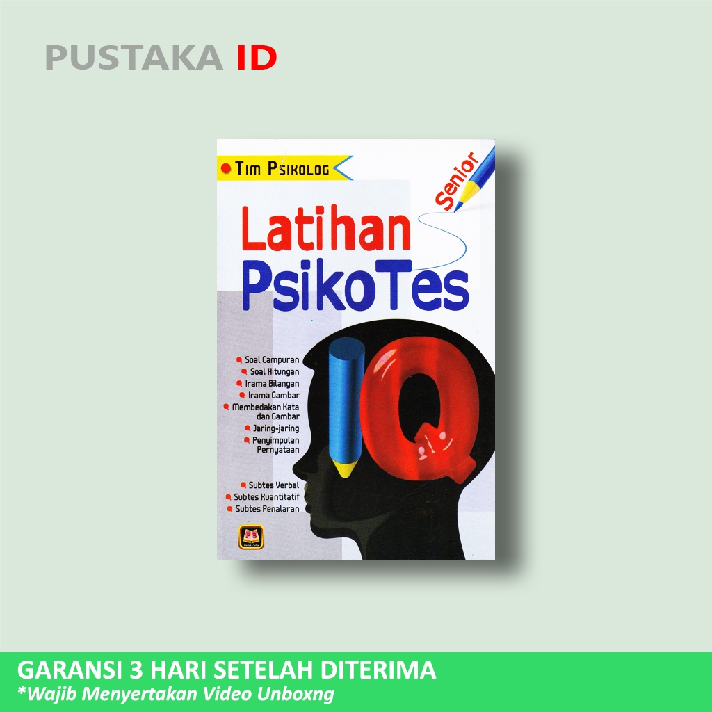 Jual Buku Latihan Psiko Tes Senior - Tim Psikolog | Shopee Indonesia