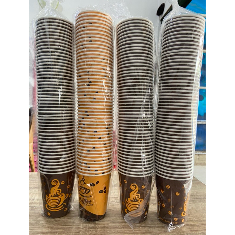 Jual Paper cup kopi gelas kertas kopi 8 oz | Shopee Indonesia