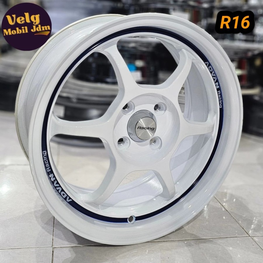 Jual velg mobil r16 lebar 7 ADVAN RG1 ET 42 velg ring 16 raize city hb ...
