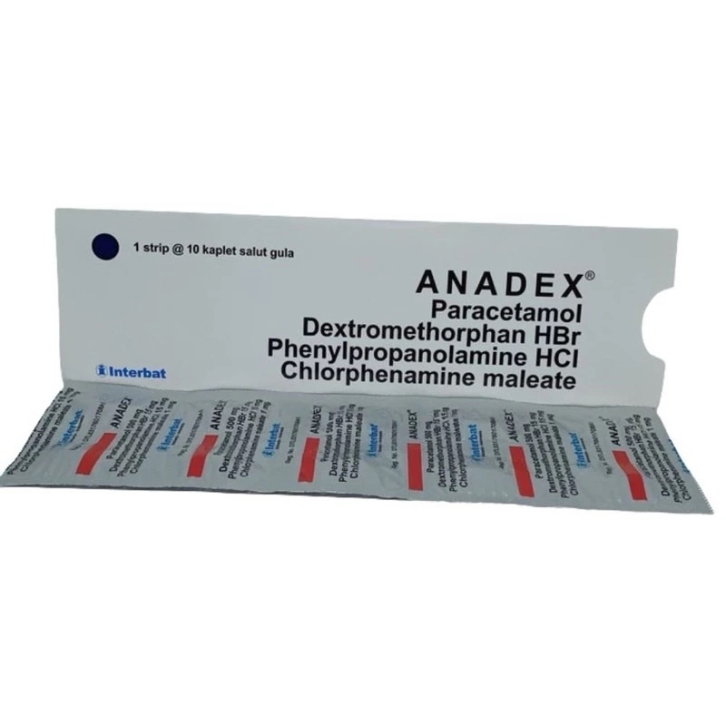 Jual ANADEX Interbat KAPLET PER STRIP PER LEMBAR | Shopee Indonesia
