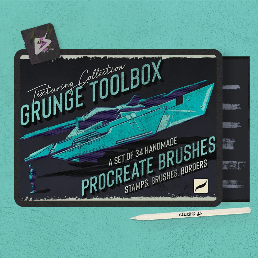 Jual Procreate Brush - MKS Grunge Toolbox Procreate | Shopee Indonesia
