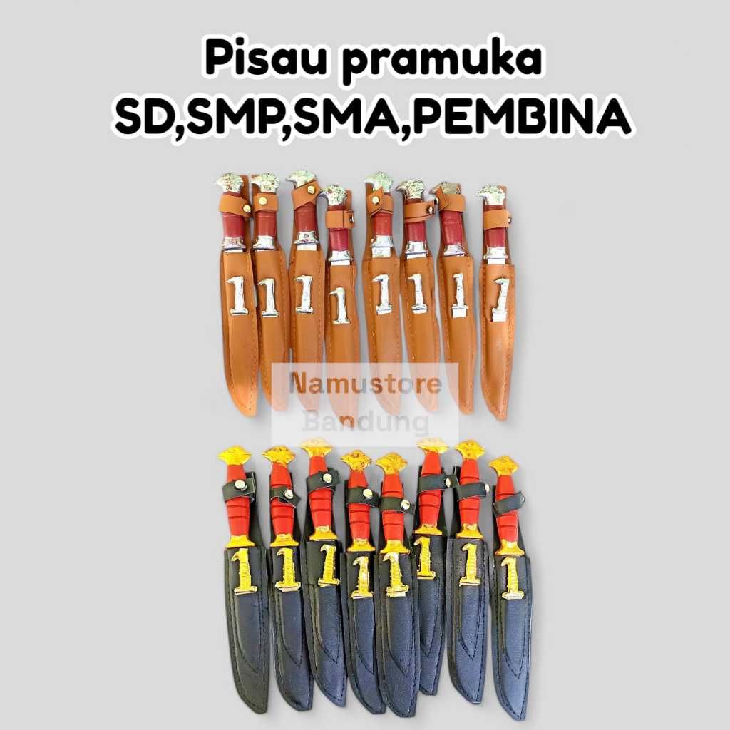 Jual (HARGA 3 PCS)PISAU PRAMUKA SD,SMP,SMA PEMBINA MURAH SIAGA