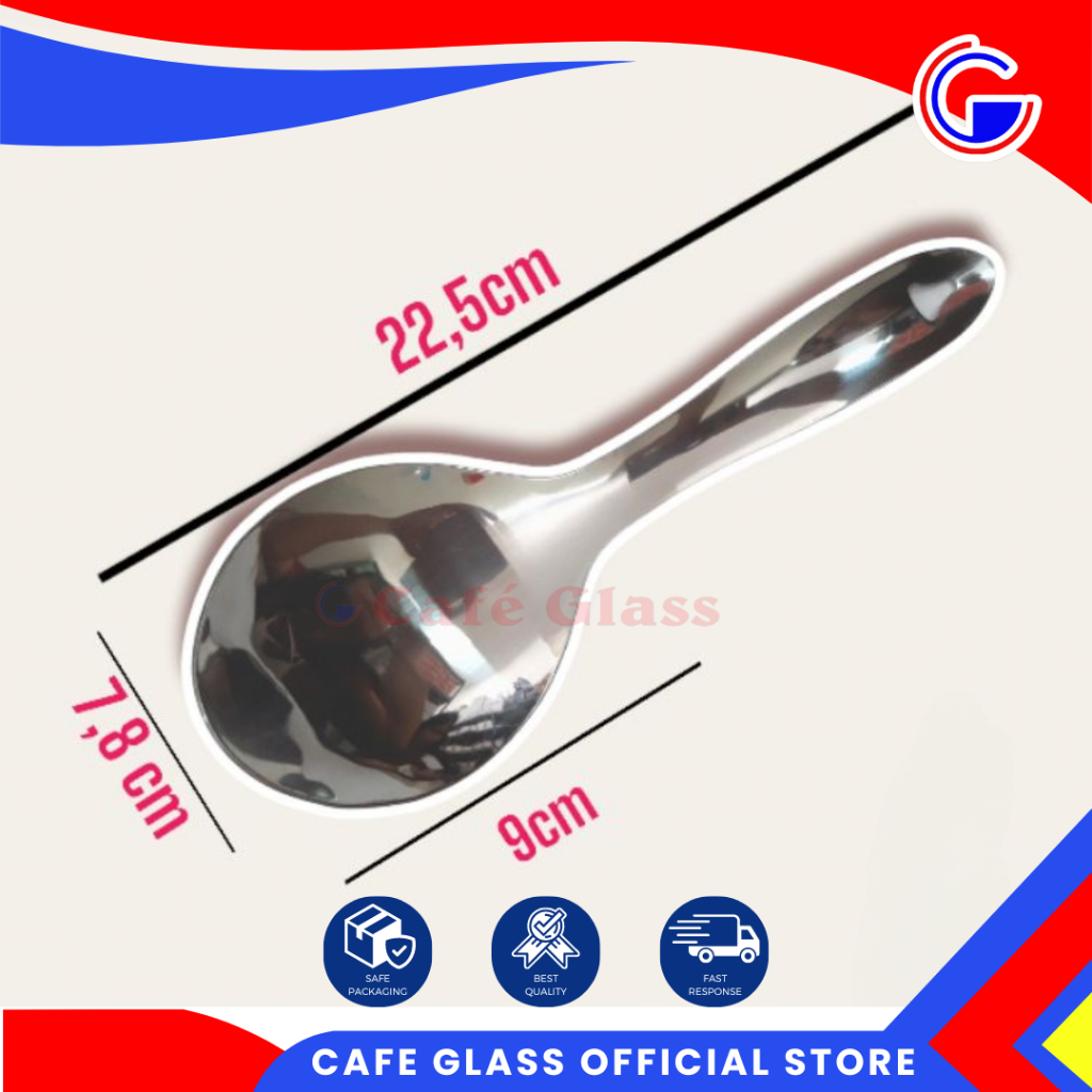 Entong Nasi Stainless 105 - Centong Nasi - Sendok Nasi Stainless