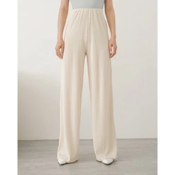 Seine Pleats Pants Celana Kulot Wanita Highwaist Knit Premium Look Korean