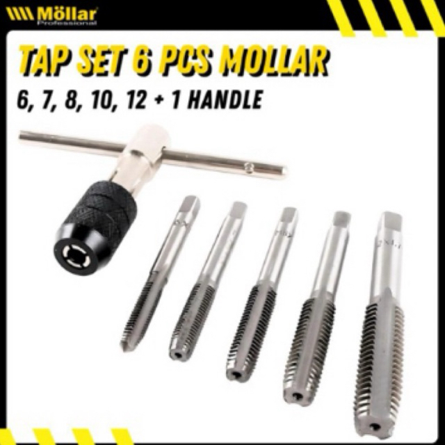 Jual HAND TAP SET 6PCS (HAND TAP 5PCS + GAGANG 1PCS) MOLLAR | Shopee ...