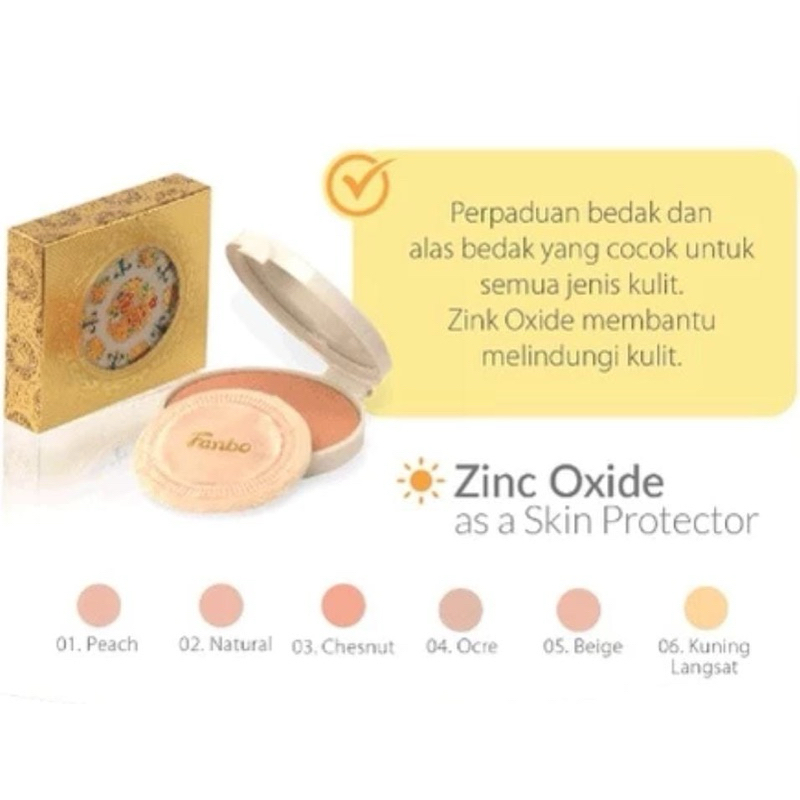 Jual FANBO Gloria 5 Pancake Compact Powder | Shopee Indonesia