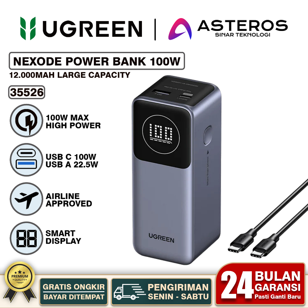 Powerbank, USB C, Evatronic PD Pioneer, 20.000 mAh, 60 W, 2-poorten, powerbank, draagbare oplader, Quick Charge 3.0, powerbank met type C-kabel voor MacBook Pro, iPhone15 Pro, Max, iPad Pro, zwart