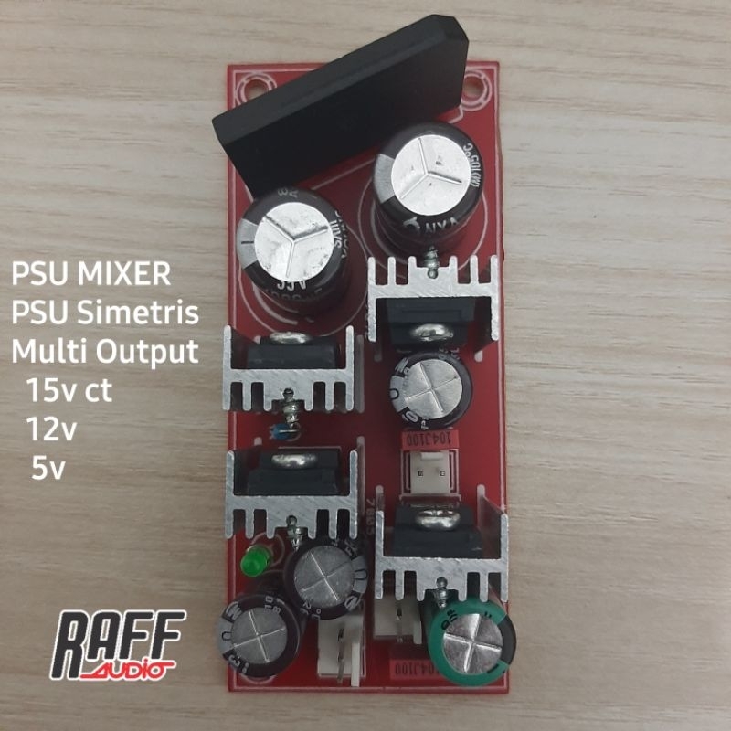 Jual Power Supply PSU Mixer Simetris Multi Output Universal - 15vct 12v