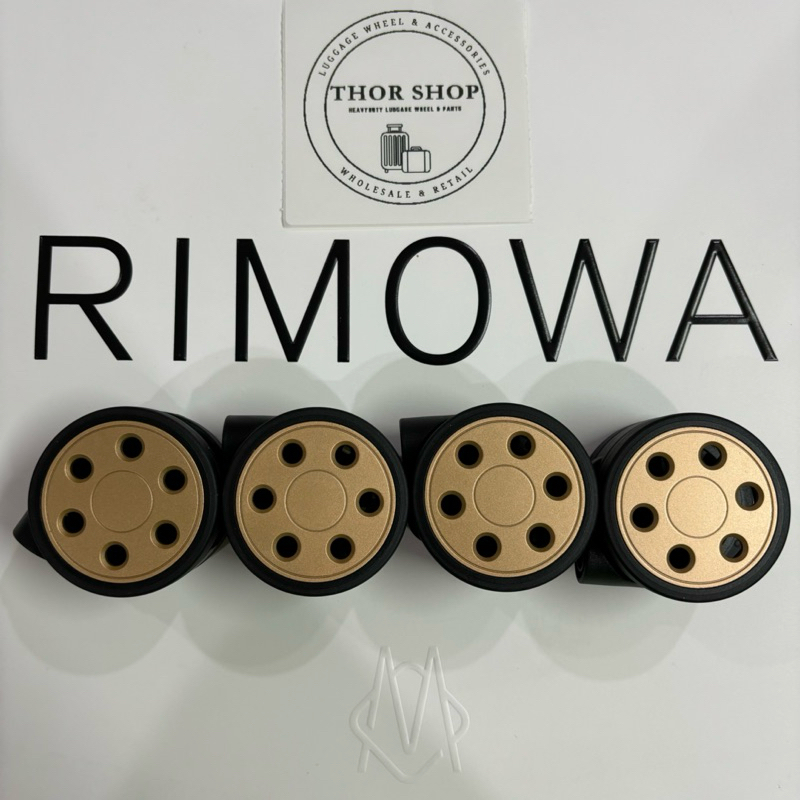 Jual 4 pcs roda rimowa besar replacement wheel titanium gold | Shopee ...