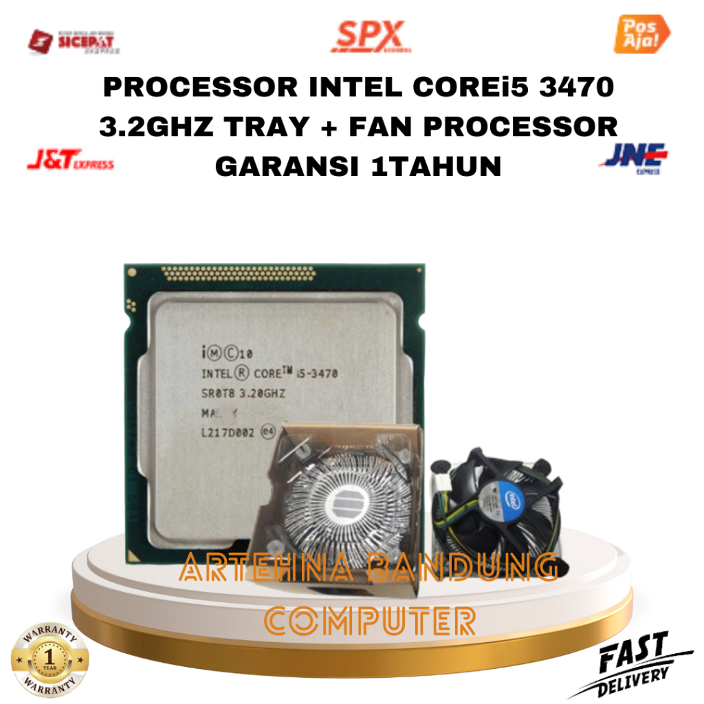 Jual PROCESSOR INTEL COREi5 3470 3.2GHZ TRAY + FAN PROCESSOR GARANSI ...