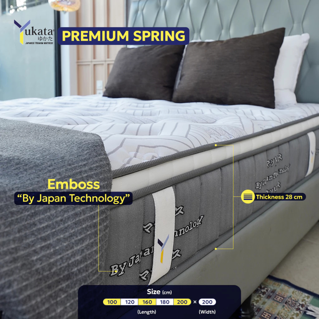 Jual SPRING BED YUKATA PREMIUM SPRING. Springbed ASLI MEWAH Kualitas ...