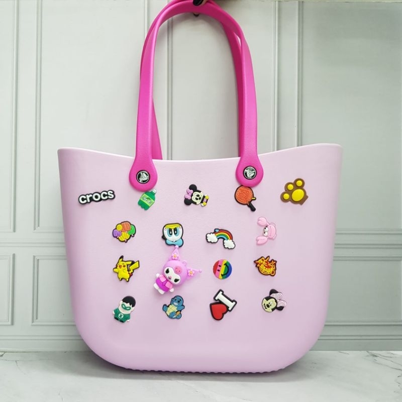 Jual TAS CROCS JIBBITS BESAR/TAS CROCS JIBBITS/TAS CROCS WANITA/TAS ...