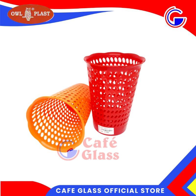 Tempat Sendok Bulat Orlando / Wadah Sendok Garpu Plastik / Wadah Pensil Atk