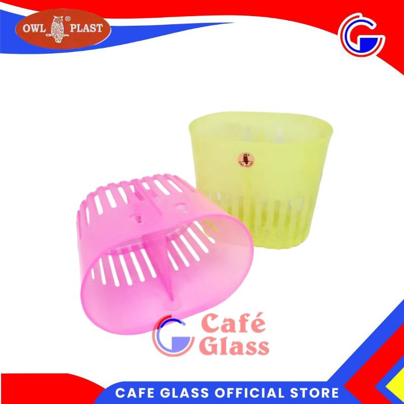 Tempat Sendok/Owl Plast Ch221 Tempat Sendok Sekat 2 / Tiffany Cutlery Holder