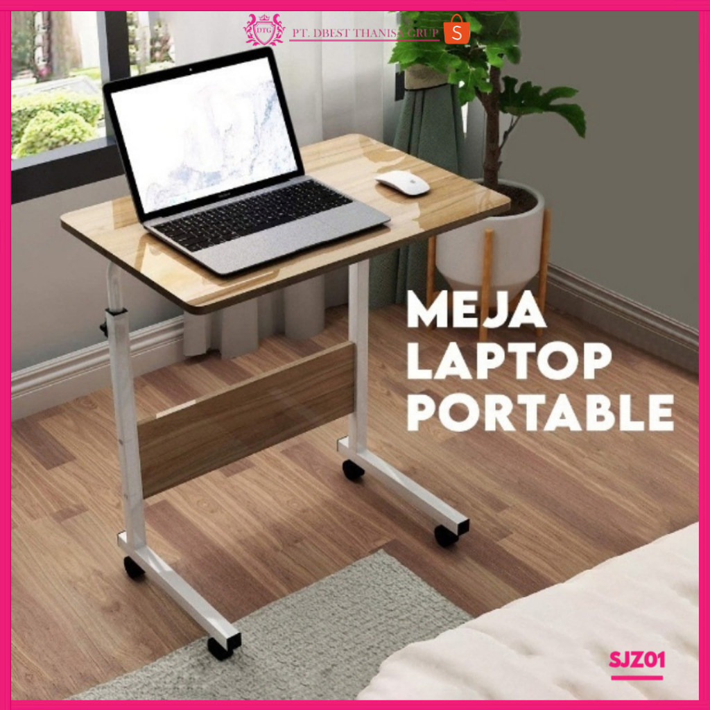 Jual Meja Laptop Roda / Meja Laptop Lipat Portable Standing Desk ...