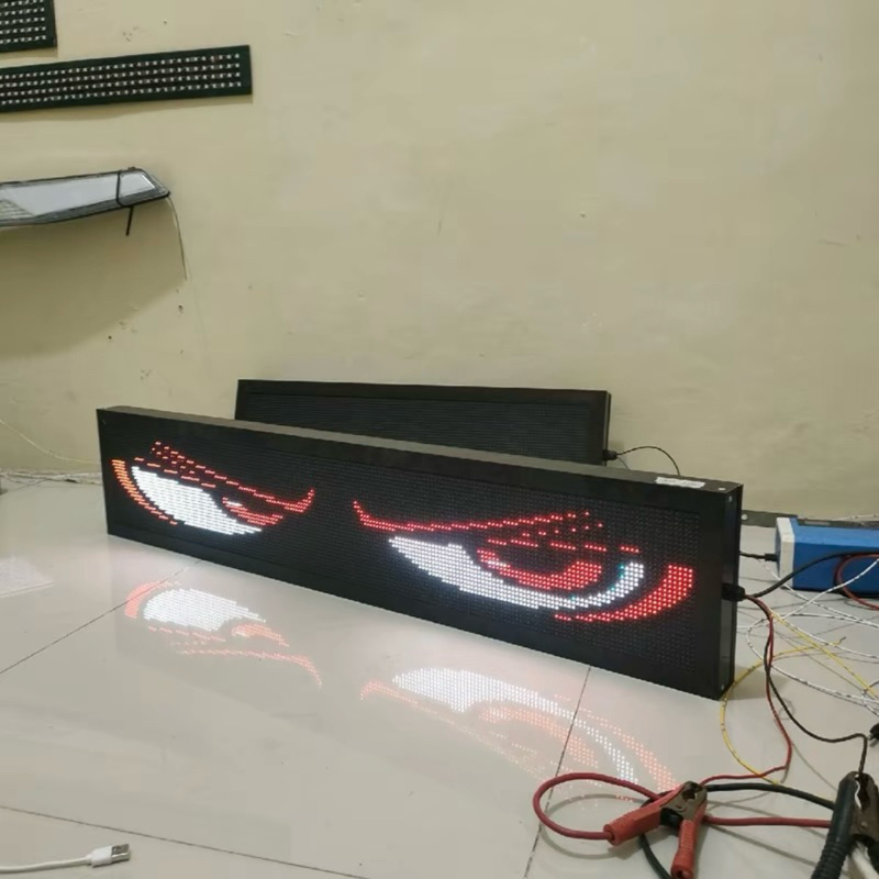 Jual [COD] LAMPU MATA RUNNING TEXT LURUS | Shopee Indonesia