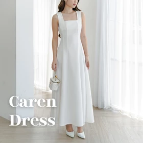 VELOVE Caren Dress 14 Colors 3 Size Party Dress Wanita