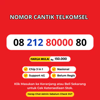 Nomor Cantik Slot777 Murah dan Rapi Seri Kwartet Nol - Nomor Cantik Telkomsel Murah dan Rapi - Kartu Perdana Cantik Telkomsel Murah dan Rapi Support 4G LTE