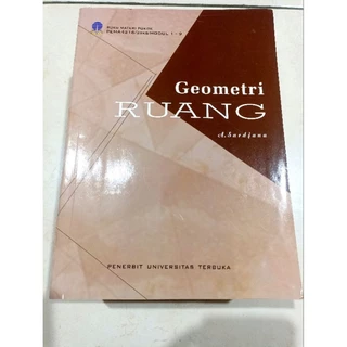 ( OBRAL BUKU MURAH ORIGINAL ) BUKU UT / KULIAH / GEOMETRI RUANG / BEST SELLER / PENDIDIKAN / PENDIDIKAN GURU / PERTI UT /