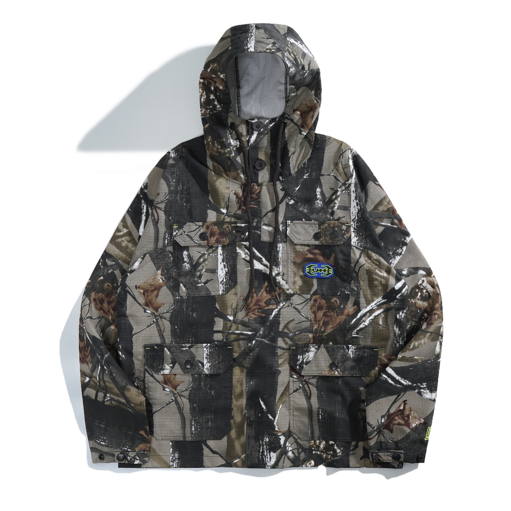 Jual UH! Anorak Jacket Forest Camo - BLENDER | Shopee Indonesia