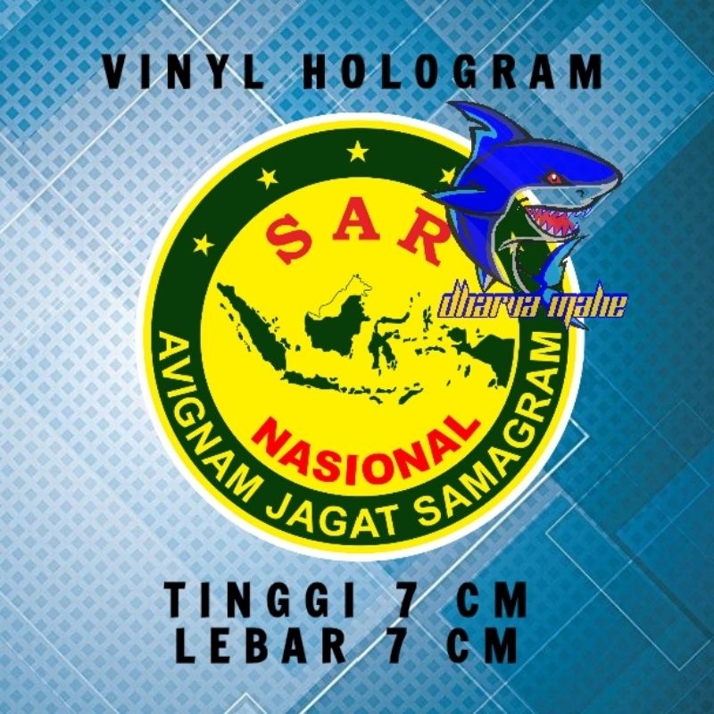 Jual BASARNAS, BADAN SAR NASIONAL, STIKER BASARNAS, STIKER HOLOGRAM ...