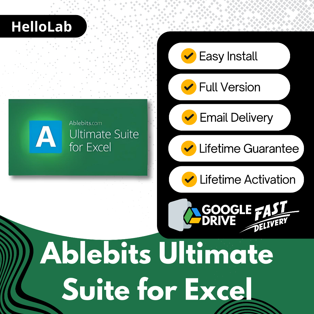Jual Ablebits Ultimate Suite for Excel Business Edition v2026.1 Full ...