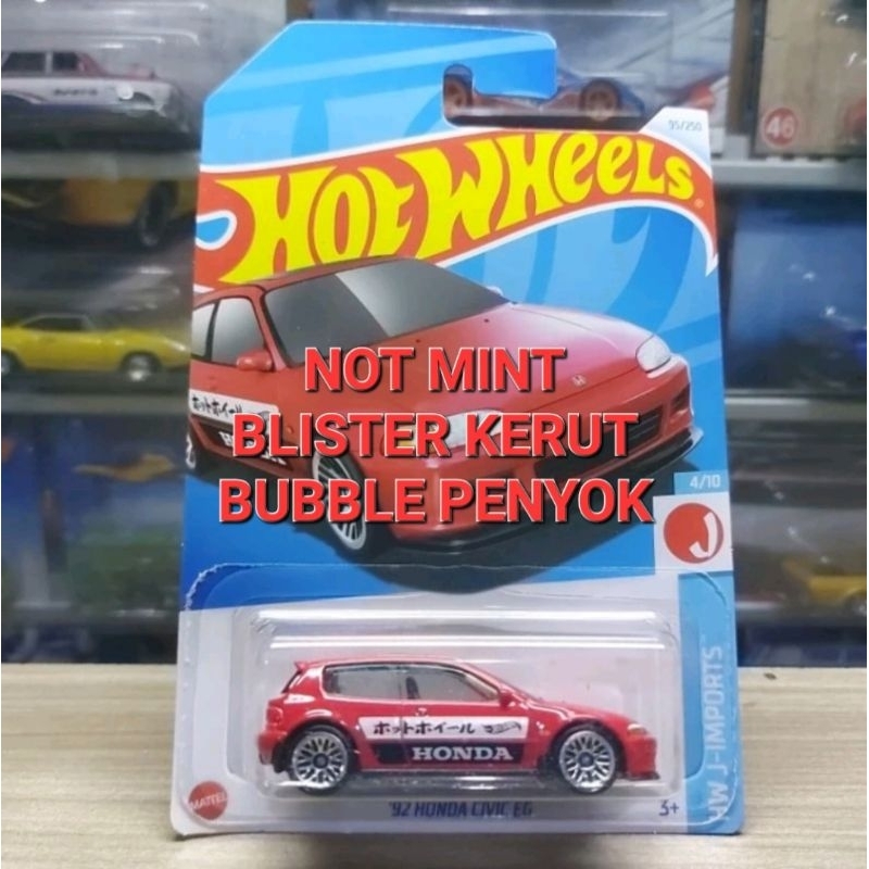 Jual HOT WHEELS 92 HONDA CIVIC EG RED 2024 | Shopee Indonesia