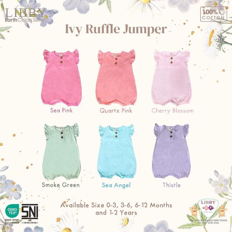 Jual LIBBY Earth Colour Jumper Ruffle Ivy (1 Pcs) | Shopee Indonesia