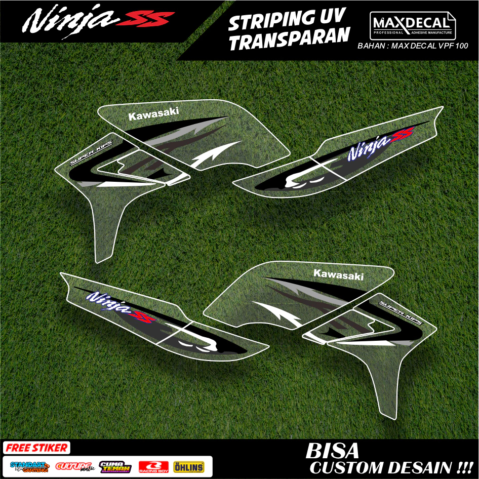 Jual Aksesoris Stiker Striping Motor Ninja SS New - StikerTransparan ...