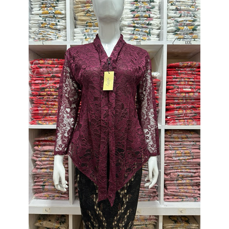 Jual Kebaya Bali Brokat Strait Sofia Lengan Panjang / Kebaya Kartini