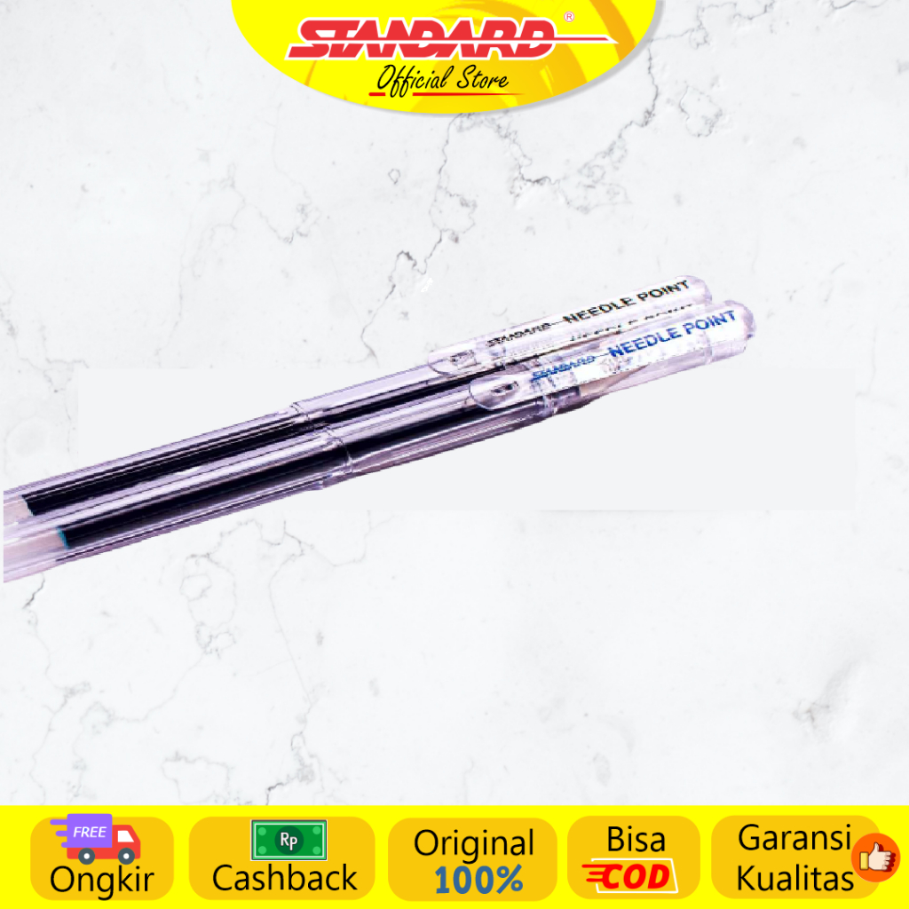 Standard - Pulpen Needle Point 0.5 ( Alat Tulis / Pen / Ballpoint / Pena ) (4)