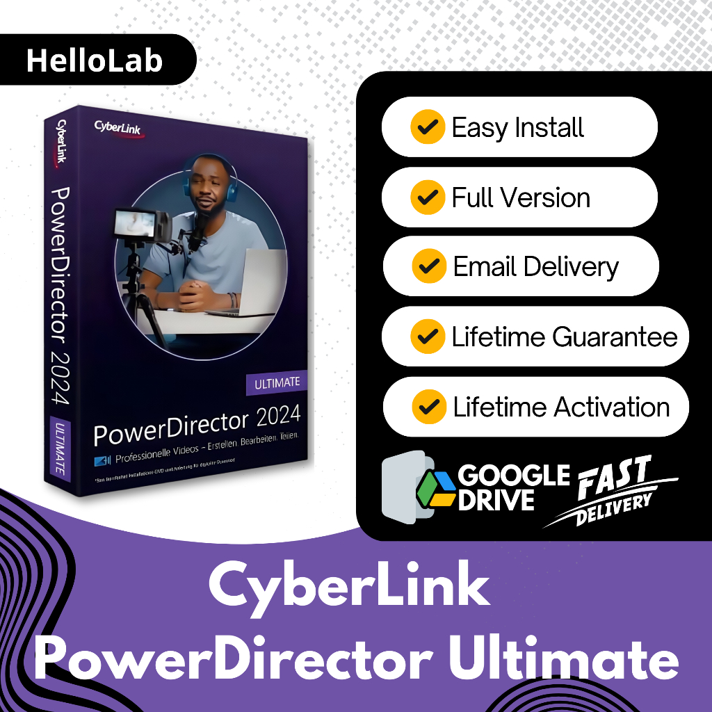 Jual CyberLink PowerDirector Ultimate 2025 v23.3.1602.0 Full Version ...
