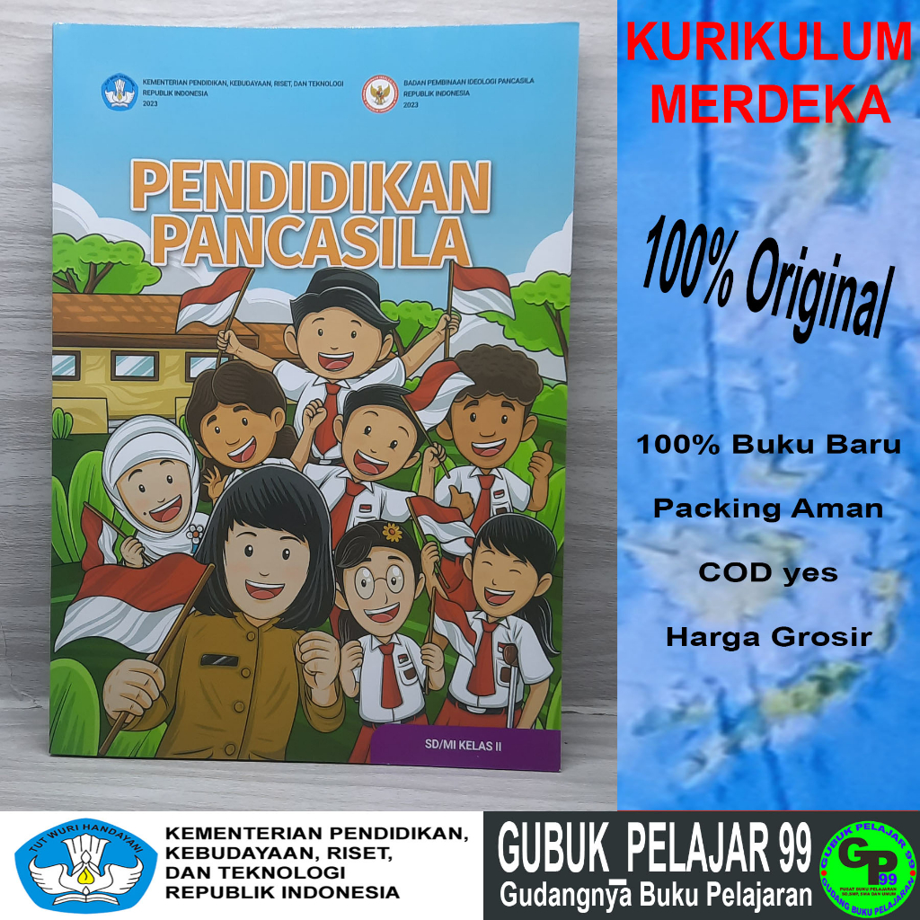 Jual Buku Paket Siswa Pendidikan Pancasila Untuk Sd Mi Kelas 2