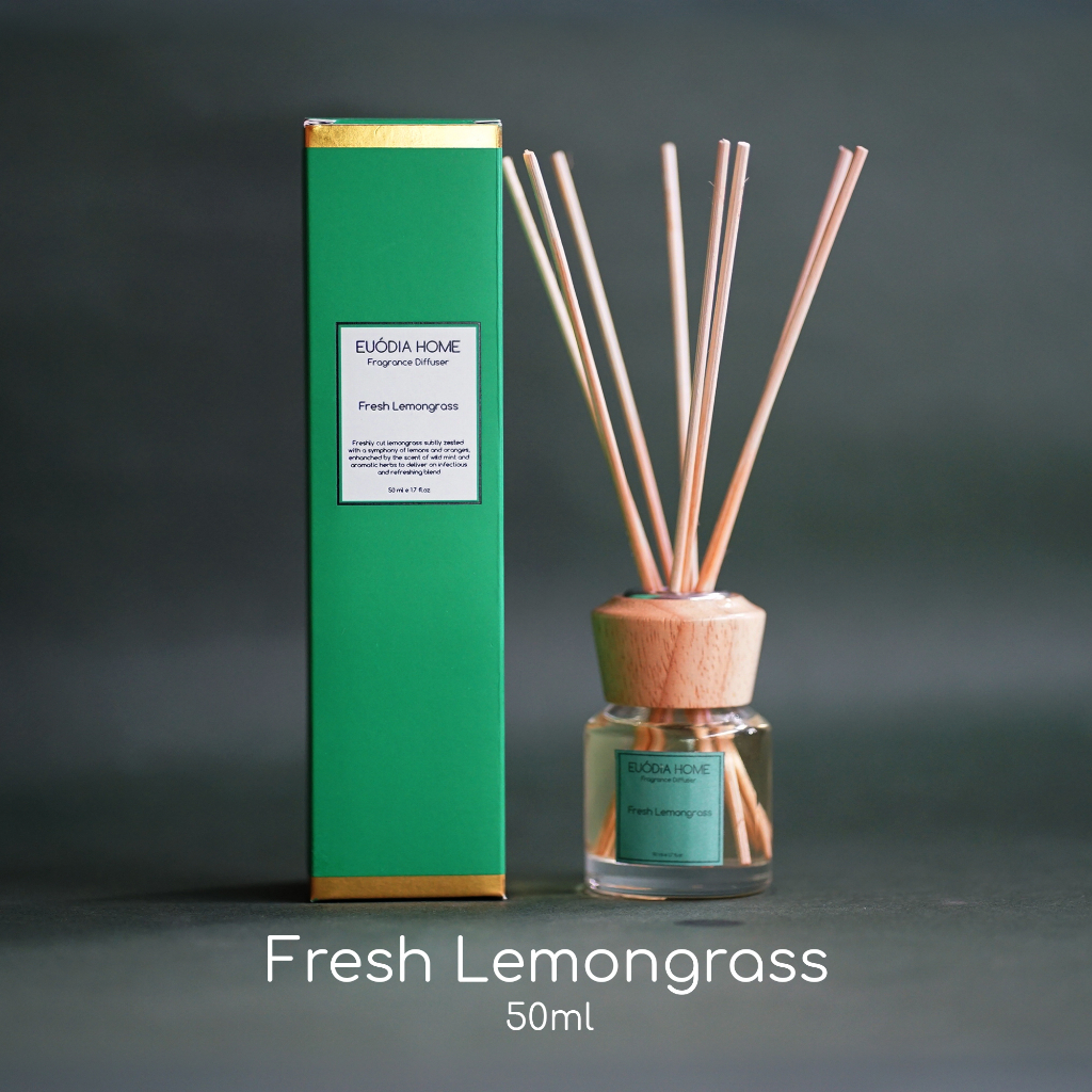 Jual Euodia Home Fresh Lemongrass Fragrance Diffuser Aromaterapi