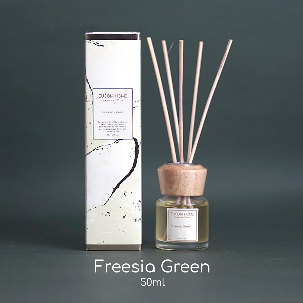 Jual Euodia Home Freesia Green Fragrance Diffuser Aromaterapi