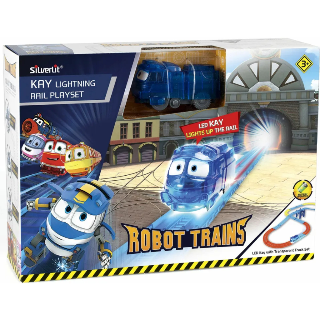 Jual Robot Trains Playset Lighting Rail Playset RT 80187 Mainan