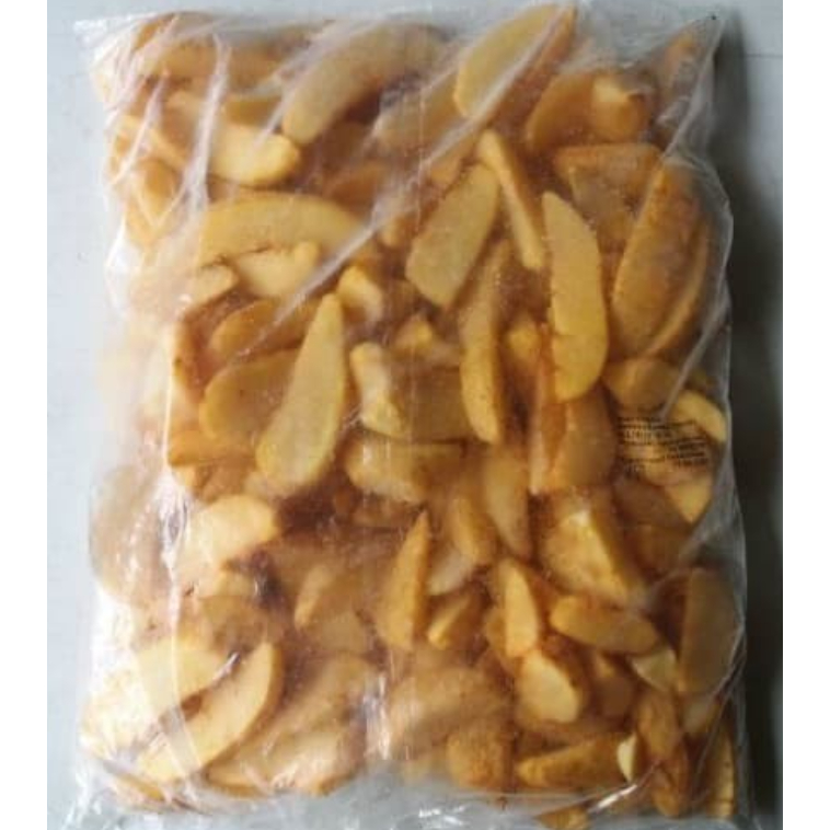 Jual POTATO WEDGES 2.5 KG 1 KG 500 GR AVIKO CURAH REPACK KENTANG BEKU ...