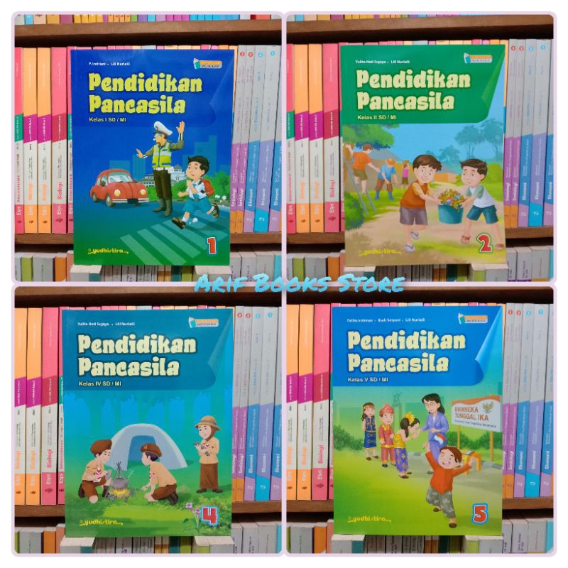 Jual Buku Pendidikan Pancasila SD/MI Kelas 1, 2, 4, Dan 5 Kurikulum ...