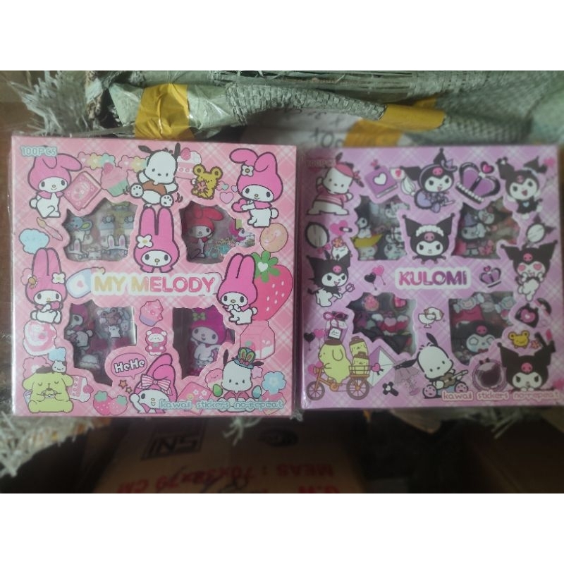 Jual Sticker Box 2d Sanrio Isi | Shopee Indonesia