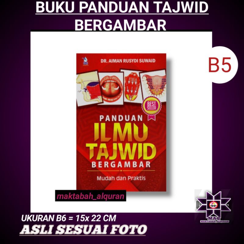 Jual BUKU PANDUAN ILMU TAJWID BERGAMBAR MUDAH DAN PRAKTIS | Shopee ...