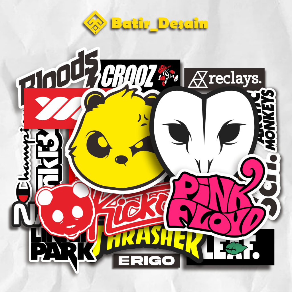 Jual SEHARI JADI, PAKET STIKER PACK 40PCS BRAND HYPEBEAST, STIKER ...