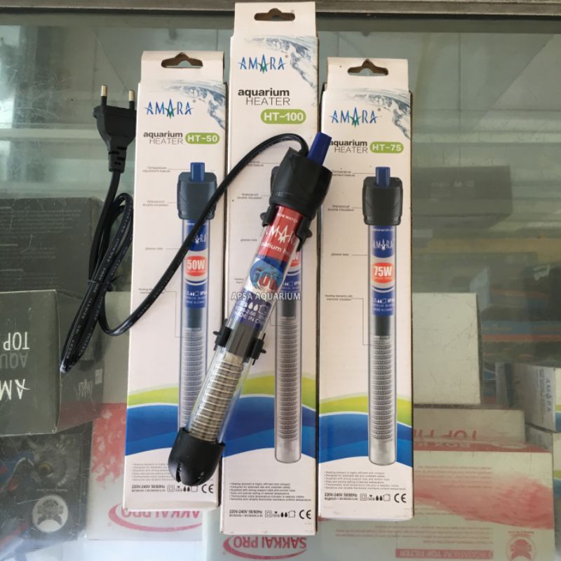 Jual Pemanas Air Akuarium Water Heater Aquarium Aquascape Amara HT 50