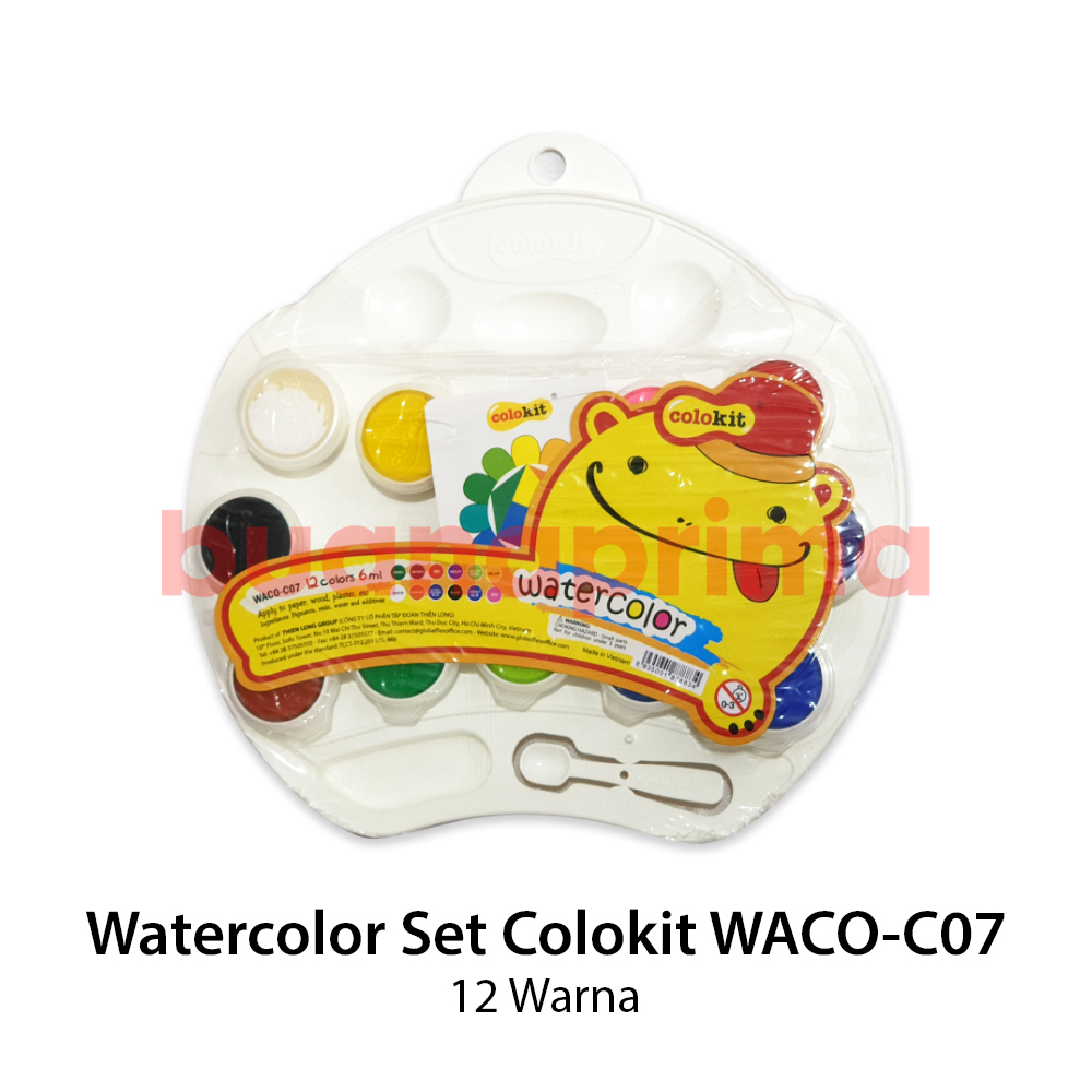 Jual Watercolor Set Colokit 12 Warna Cat Air Water Color WACO C07