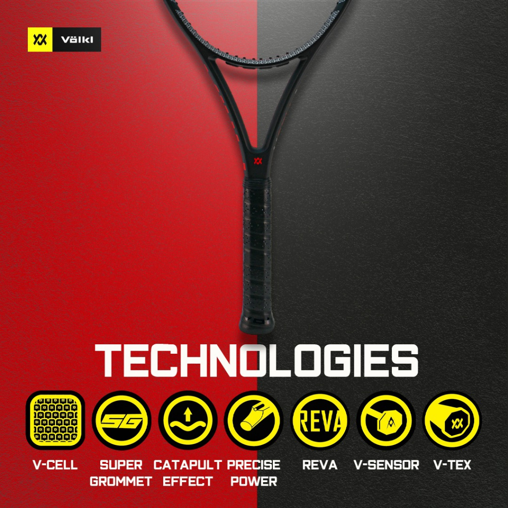 Jual Raket Tenis Tennis Volkl VCell 4 String V Star Original | Shopee ...