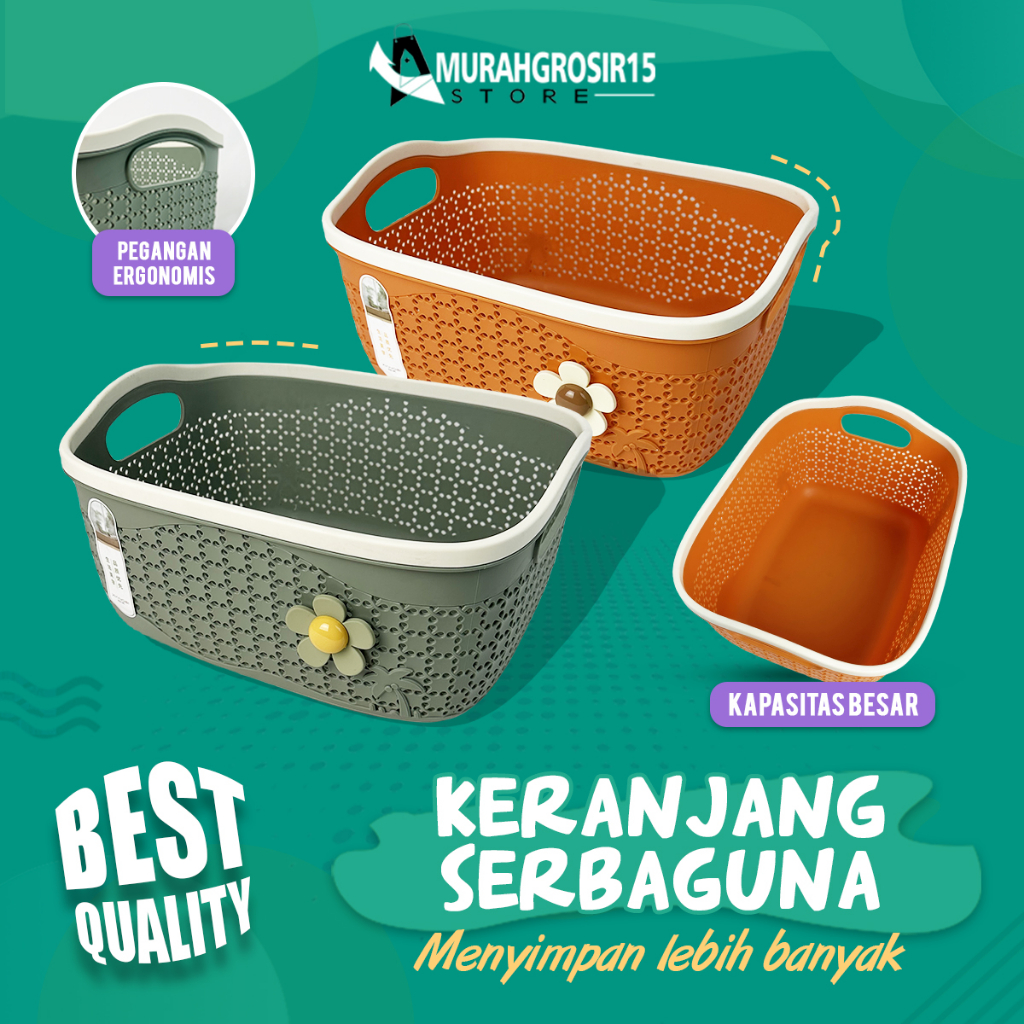 Jual Keranjang Penyimpanan Tempat Penyimpanan Kamar Mandi Multifungsi ...