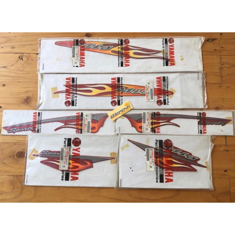 Jual Striping Mio Api 2006 Merah Marun maroon Original | Shopee Indonesia