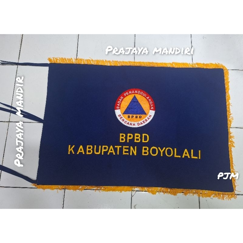 Jual BENDERA BPBD | BENDERA PATAKA COSTUM LOGO & BORDIR | Shopee Indonesia