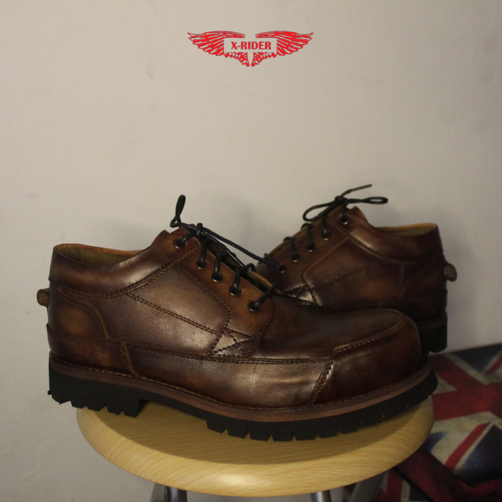 Jual Xrider Safety Boots Sepatu Kerja Riding Steel Toe Wildtrek Series ...