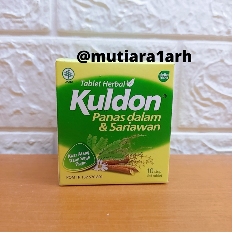 Jual KULDON SARIAWAN BOX ISI 10 STRIP X 4 TABLET (40 TABLET) | Shopee ...