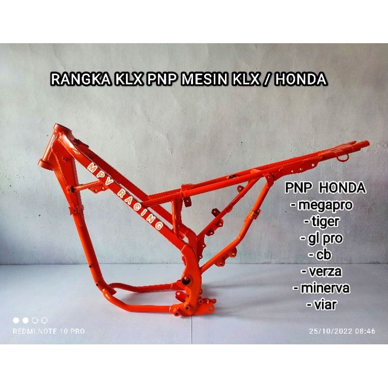 Jual TERBARU !!! REPLIKA FRAME KLX 150 GORDON PNP HONDA, BF_GORDON_D ...